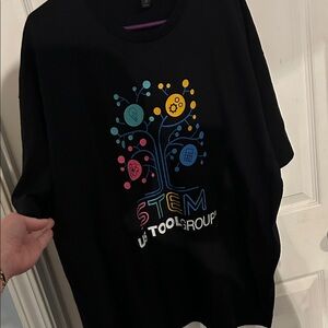 STEM US Tool Group Graphic Black T-Shirt, nwot, men’s xxl